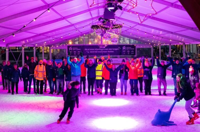 Eigen sfeerfoto van de ijsbaan — Stichting Sport in Beeld in Leiden