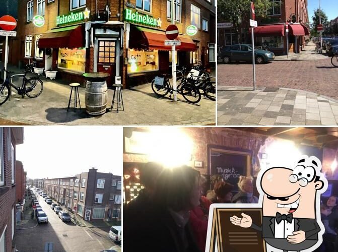 Café Animo aan de Willem van Outhoornstraat in Den Haag