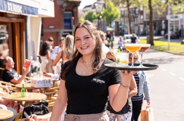 Eigen foto op de actiepagina van horeca-eigenaar Rebel — Café de Kroeg in Leiden