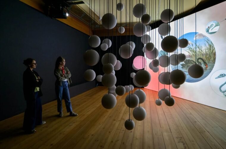 Beeld bij de tentoonstelling Zeker weten? in Teylers Museum