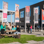 Het gebouw van Hogeschool Inholland in Haarlem