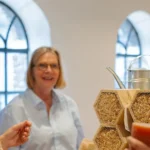 Medewerkers in een winkel van Dille & Kamille; illustratieve bedrijfsfoto