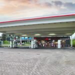 OK-tankstation op officiële bedrijfssfeerfoto, niet de locatie Kerk en Zanen