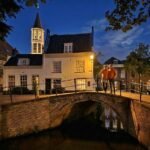 Historisch gebouw bij de avondwandeling door Amersfoort